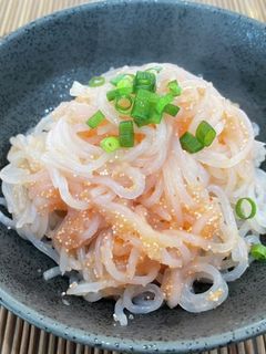 お弁当にもピッタリ♪しらたきの明太子和え-レシピのメイン写真
