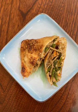 【京田辺発】きんぴらごぼうの揚げ詰め焼き-レシピのメイン写真