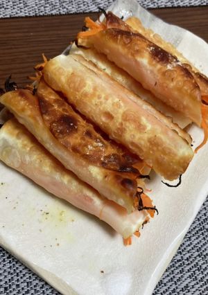 人参春巻き風-レシピのメイン写真