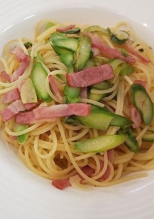 ベーコンとアスパラのペペロンチーノ-レシピのメイン写真