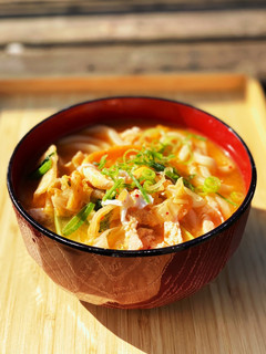 お鍋ひとつで簡単!ピリ辛キムチうどん-レシピのメイン写真