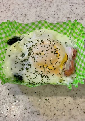 油不要！お弁当に！レンチン目玉焼き-レシピのメイン写真