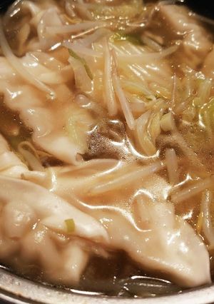 白菜ともやしのギョウザスープ-レシピのメイン写真