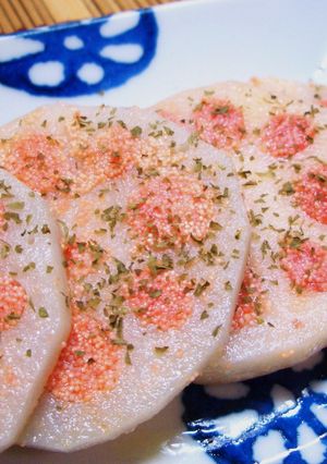 レンコンの明太子詰め~バター焼き☆-レシピのメイン写真