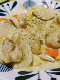 鶏肉の味噌クリーム煮-レシピのメイン写真
