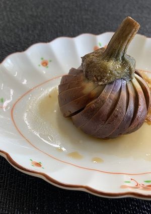 ヘタ紫なすのレンジで蒸しなす-レシピのメイン写真