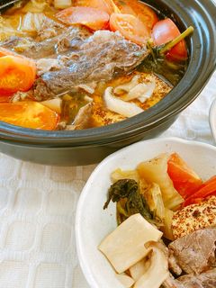トマトすき焼き鍋-レシピのメイン写真