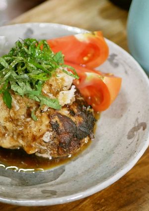 お麩でヘルシーサッパリ和風ハンバーグ-レシピのメイン写真