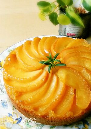 ひっくり返すと豪華！アップルケーキ☆-レシピのメイン写真