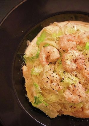 プロ直伝！エビマヨレタスパスタ-レシピのメイン写真