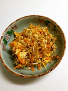 しらす干しとかつお節のにんじんしりしり -レシピのメイン写真