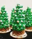 アイスクリームコーンdeクリスマスツリー