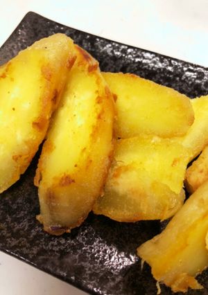 禁断の　#焼き芋のバター焼-レシピのメイン写真