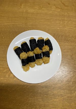 擦りおろしレンコンの磯辺揚げ2021-レシピのメイン写真