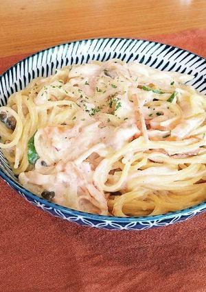 【備忘録】ホワイトソースパスタ-レシピのメイン写真