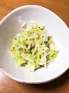 シャキシャキ白菜のゆかり和え-レシピのメイン写真