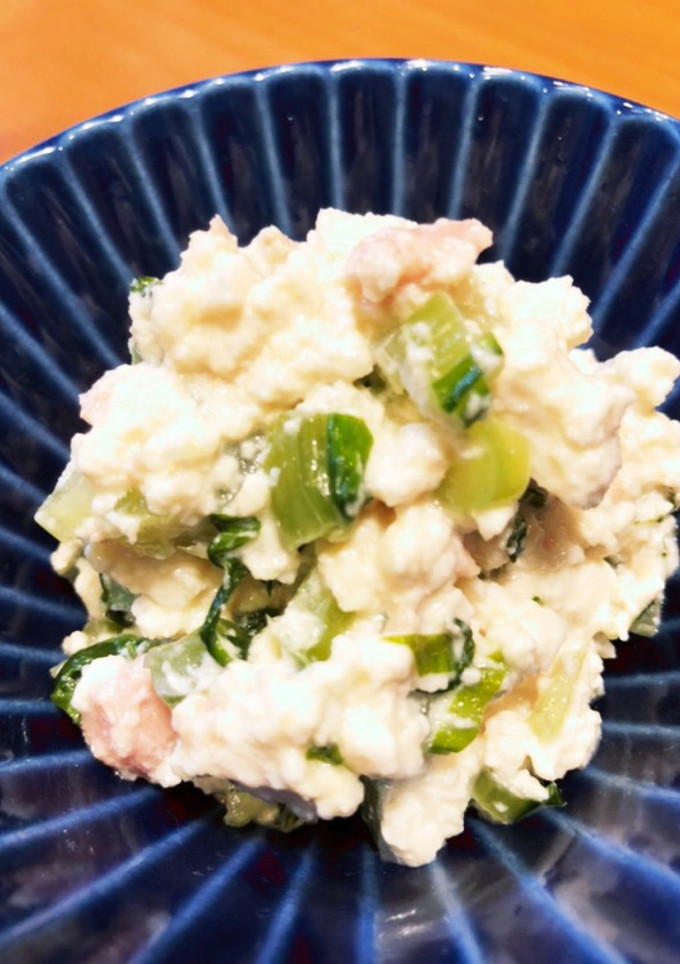 ツナと野沢菜の和洋折衷白和え-レシピのメイン写真