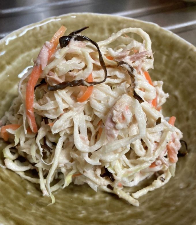 旨み満点！切り干し大根のツナマヨ塩昆布-レシピのメイン写真