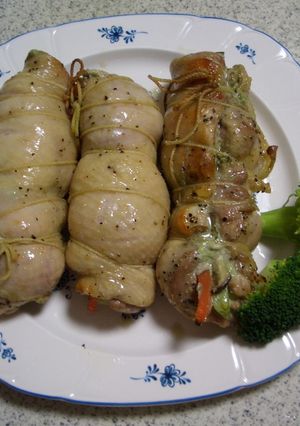 イタリア風バジルソースの野菜チキン巻-レシピのメイン写真