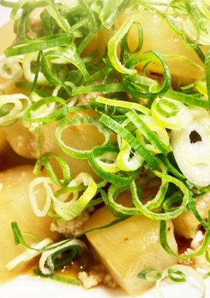 湯煎で簡単♪カブと鷄ミンチの煮物☆-レシピのメイン写真