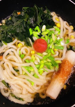 体が温まる　梅生姜うどん　胃腸を労る♡-レシピのメイン写真