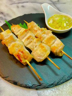 No2954焼き鳥 塩味 ネギ塩タレ-レシピのメイン写真