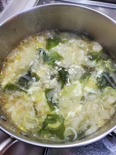 ネギとわかめと卵の中華スープ-レシピのメイン写真