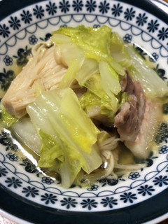 無水！白菜と豚肉の煮物-レシピのメイン写真