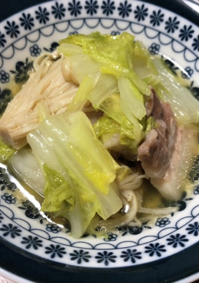 無水！白菜と豚肉の煮物-レシピのメイン写真