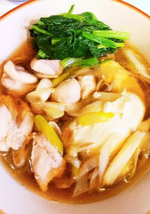 ネギたっぷり♡温かい鶏ネギ蕎麦-レシピのメイン写真