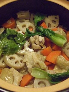 土鍋で炊く中華風炊き込みご飯-レシピのメイン写真