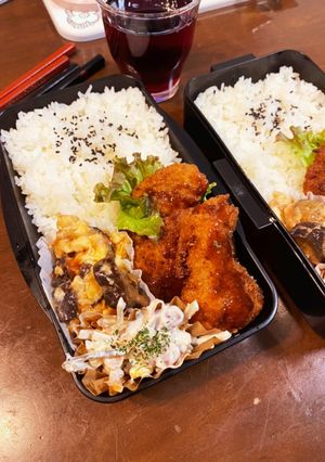 チキンカツと茄子照り焼きのお弁当-レシピのメイン写真