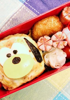 ツムツム プルートのキャラ弁☆簡単-レシピのメイン写真