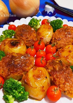 ロシアの味！玉ねぎの花咲き人参バーグ-レシピのメイン写真