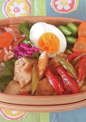 冷めても柔らか，ささ身の酢豚風お弁当-レシピのメイン写真