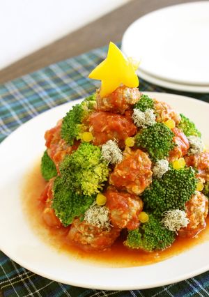 とろろ昆布入り肉団子のトマト煮-レシピのメイン写真
