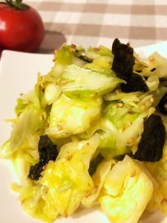 ごま香るキャベツのサラダ-レシピのメイン写真