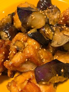 揚げない鶏唐となすの甘酢だれ-レシピのメイン写真