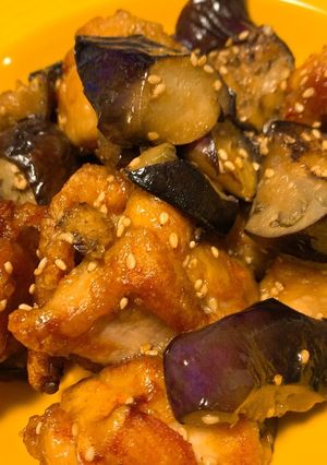 揚げない鶏唐となすの甘酢だれ-レシピのメイン写真