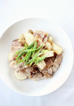 栄養満点【豚と長芋のスタミナ炒め】-レシピのメイン写真