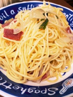 サラミとしそのパスタ-レシピのメイン写真