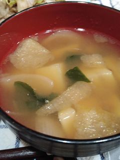 さつまいもの味噌汁-レシピのメイン写真