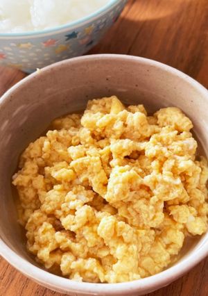 お粥や白ご飯のお供♪味噌いり卵-レシピのメイン写真