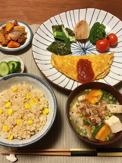 栄養満点献立★オムレツピカタ風★夏ver-レシピのメイン写真