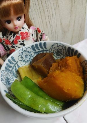 リカちゃん♡炊き合わせ(煮物)-レシピのメイン写真