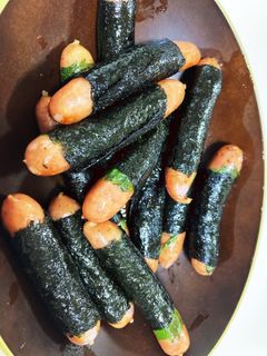 ソーセージとシソの海苔巻き-レシピのメイン写真