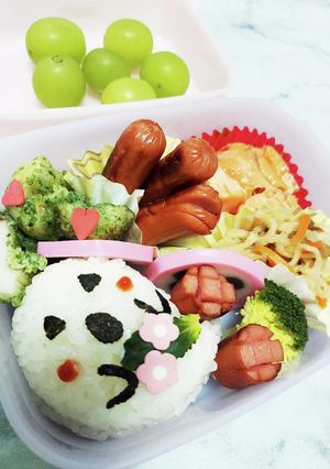 ハロウィン☆おばけおにぎり(キャラ弁)-レシピのメイン写真