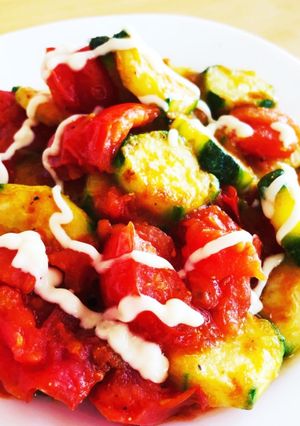 トマトとズッキーニの炒め物-レシピのメイン写真