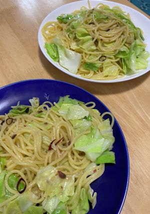キャベツ救済♪ 簡単ペペロンチーノ-レシピのメイン写真