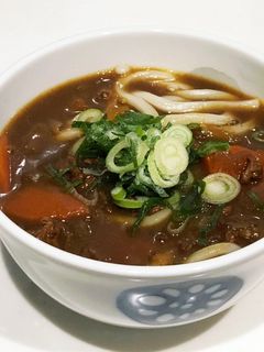 残りカレーで【白だし香るカレーうどん】-レシピのメイン写真